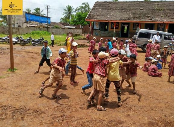 After 15 dreadful days, we are now hearing such laughter in our school..Children look happy.