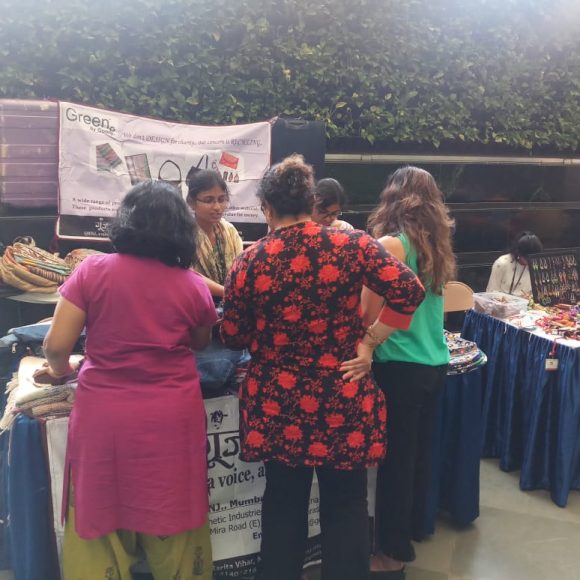 Navya during GBG stall in Mumbai