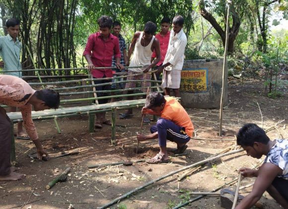 Community Craftsmanship: Bandhan Village Constructs Public Benches