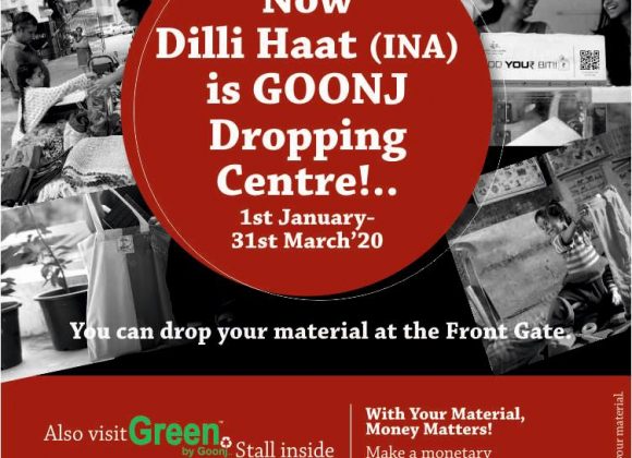 Now Dilli Haat (INA) is Goonj Dropping Centre!..