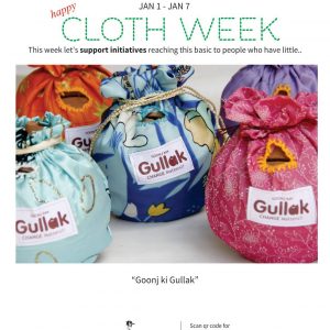 Sixth day of Cloth week