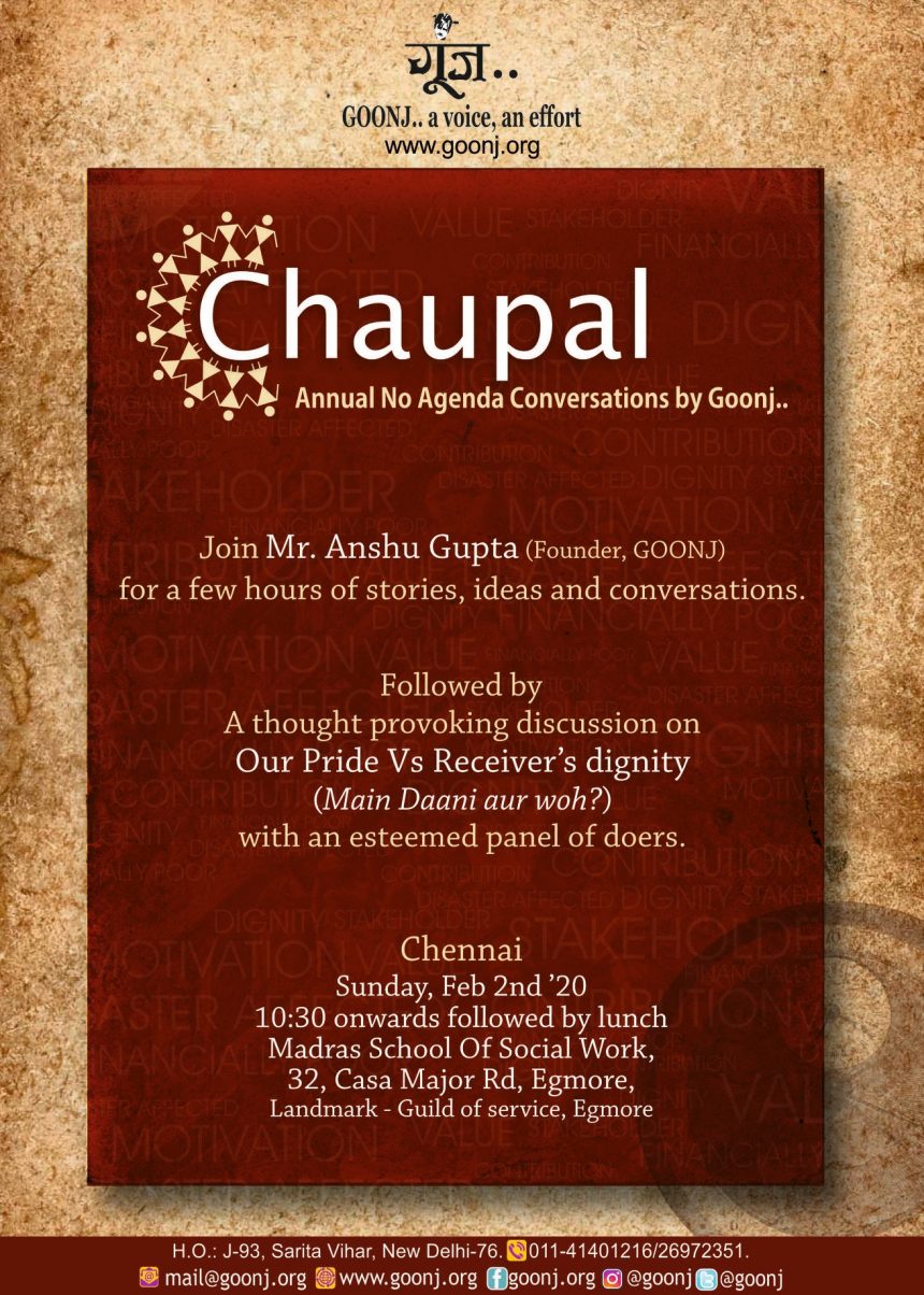 #Chaupal2020 – Chennai