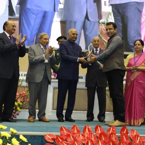 Hon’ble President Ram Nath Kovind recently awarded Mr.Anshu Gupta, our Founder with the Lakshmipat Singhania Award