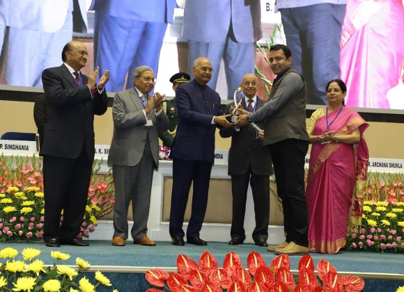 Hon’ble President Ram Nath Kovind recently awarded Mr.Anshu Gupta, our Founder with the Lakshmipat Singhania Award