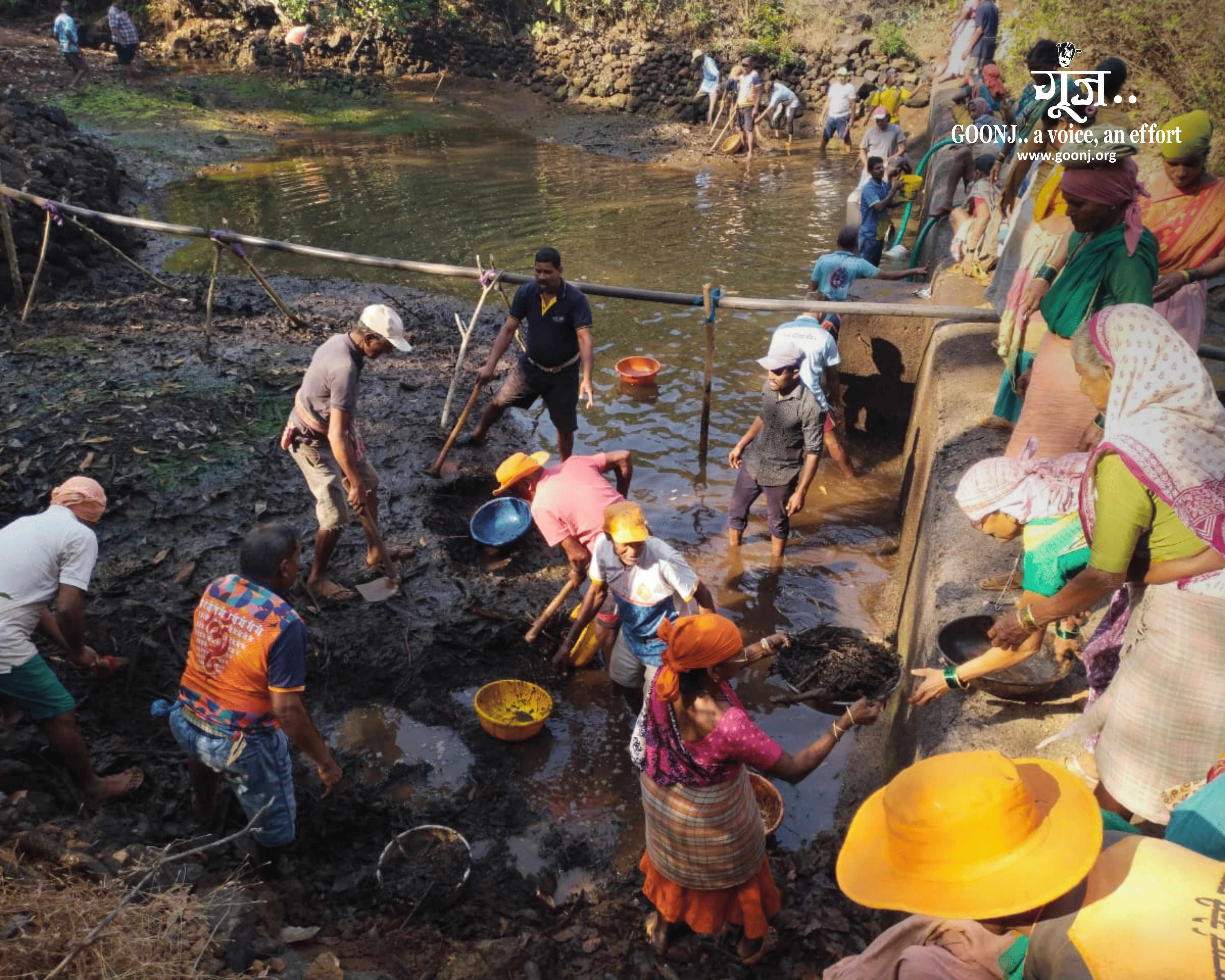 Desilting the village pond brought drinking water back to Tondli.